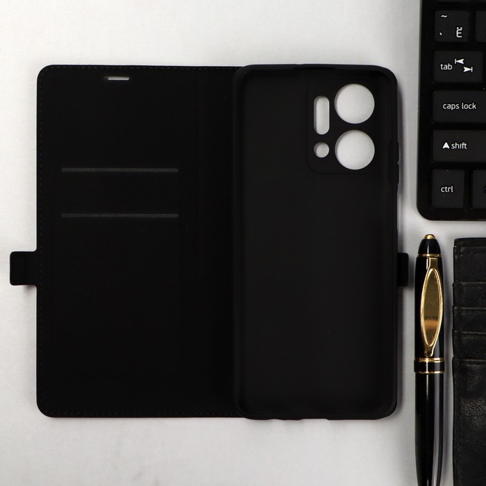 

Чехол-книжка Krutoff Eco Book, для смартфона Honor X7a, черный