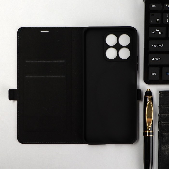 

Чехол-книжка Krutoff Eco Book, для смартфона Honor X8a, зеленый