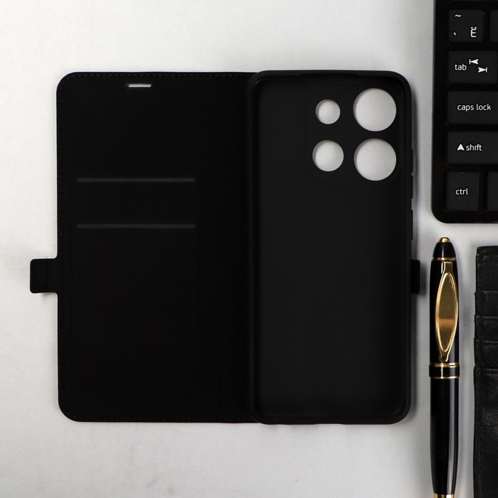 

Чехол-книжка Krutoff Eco Book, для смартфона INFINIX Smart 7, синий