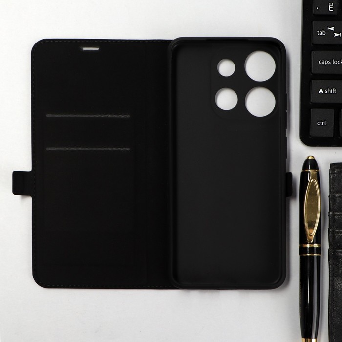 

Чехол-книжка Krutoff Eco Book, для смартфона INFINIX Smart 7, черный
