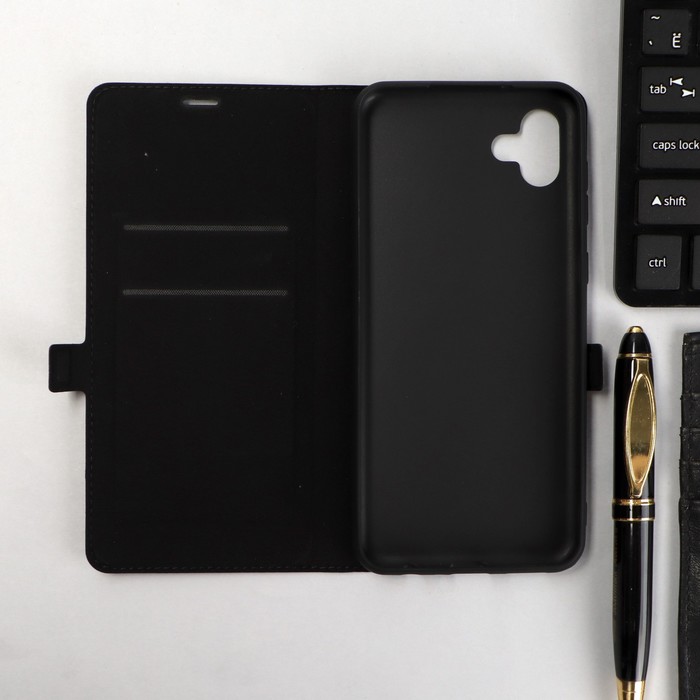 

Чехол-книжка Krutoff Eco Book, для смартфона Samsung Galaxy A04 (A045), черный