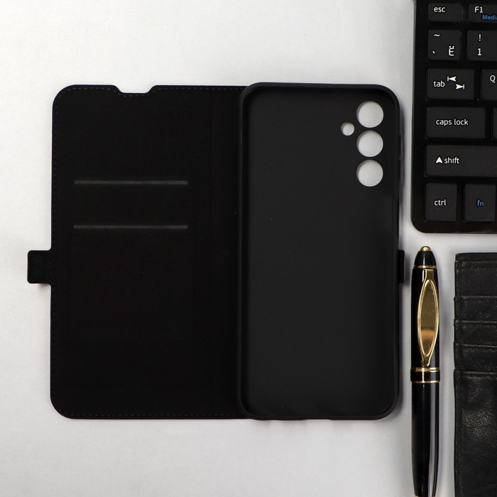 

Чехол-книжка Krutoff Eco Book, для смартфона Samsung Galaxy A24 (A245), черный