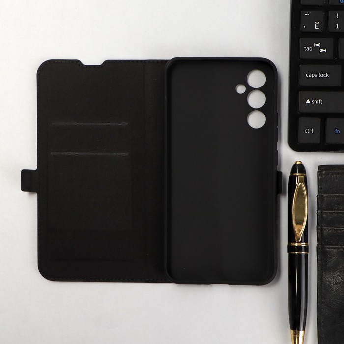 

Чехол-книжка Krutoff Eco Book, для смартфона Samsung Galaxy A34 5G (A346), черный