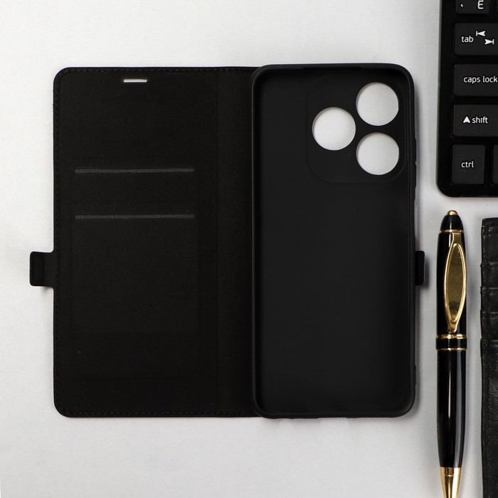 

Чехол-книжка Krutoff Eco Book, для смартфона TECNO Spark 10C, зелёный