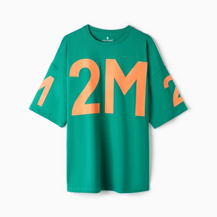 

Футболка женская, цвет тёмно-зелёный, размер ONE SIZE (42-46)
