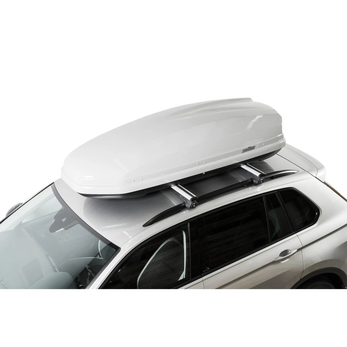 Автобокс на крышу Koffer, 480 литров, размер 1980х820х450, серый глянец, KGG480 автобокс на крышу koffer 480 литров размер 1980х820х450 серый матовый kg480