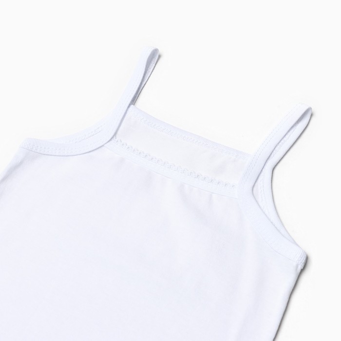 

Майка для девочки, цвет белый, рост 104-110 см