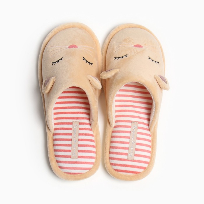 фото Тапочки женские закрытые, размер 36/37 smile of milady