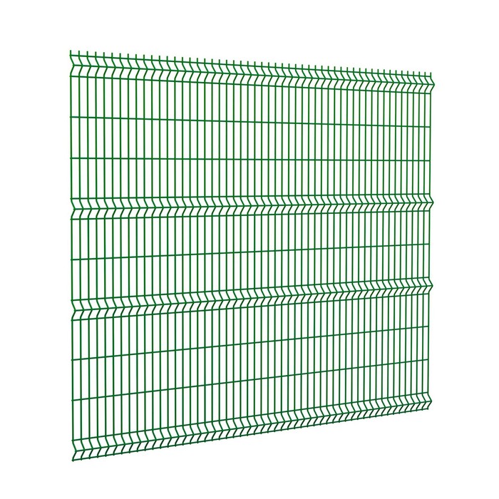 

Панельное ограждение, 1,53 × 2,5 м, ячейка 55 × 200 мм, d = 4 мм, зелёное