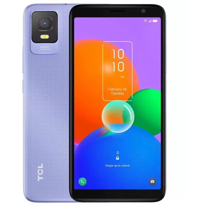 

Смартфон TCL 403, 6", 2 Гб, 32 Гб, 8 Мп, 5 Мп, 2 Sim, LTE, 3000 мАч, сиреневый