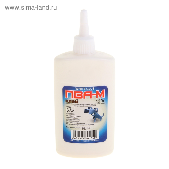 

Клeй ПВА-М Экспоприбор, 120 г