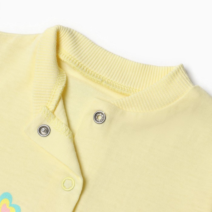 фото Комбинезон для девочки, цвет желтый, рост 62 см luneva