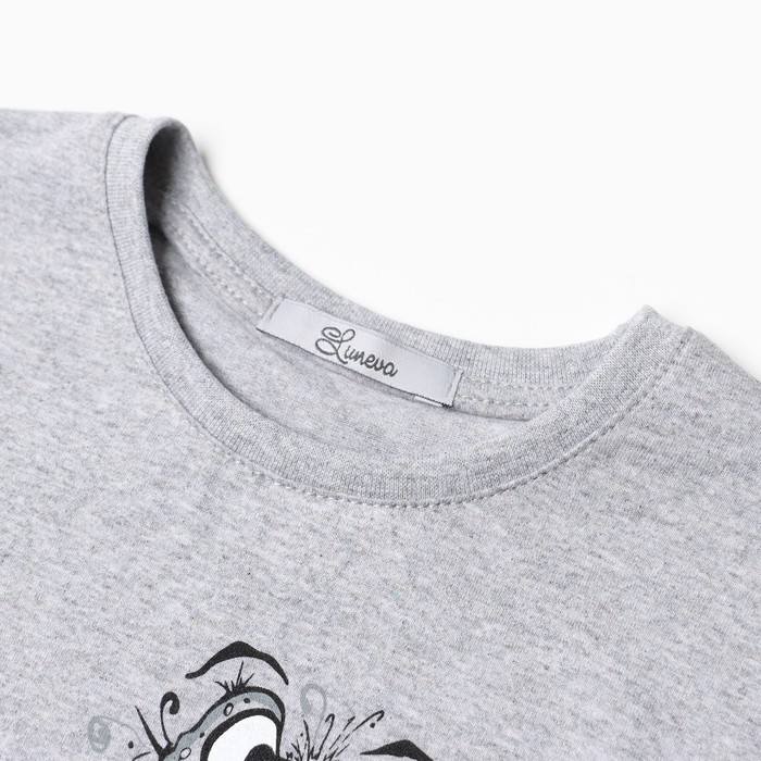 

Футболка для мальчика, цвет серый, рост 128 см