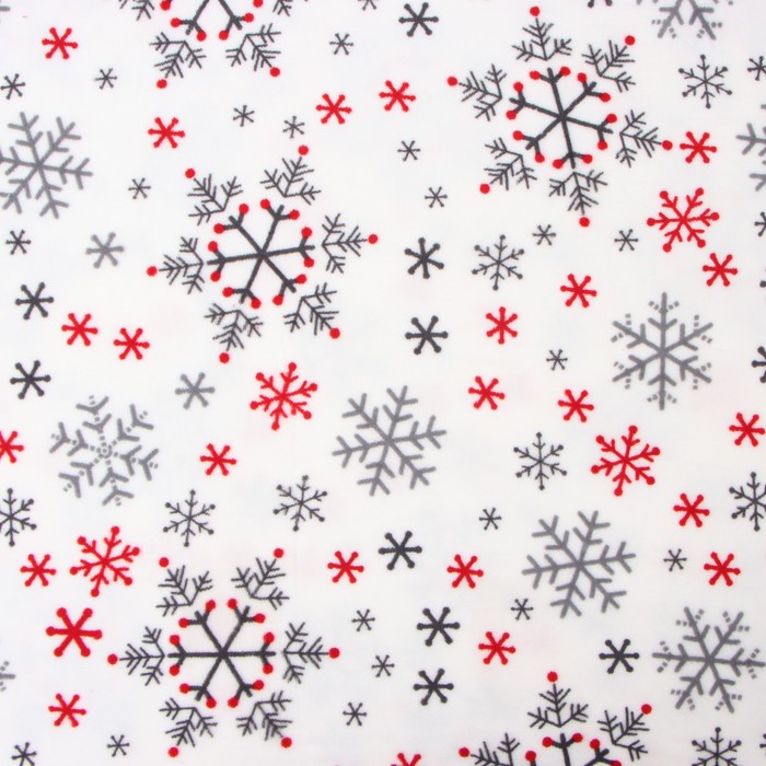 фото Плед этель "морозный узор" 150*200 см,100% п/э, корал-флис 220 гр/м2