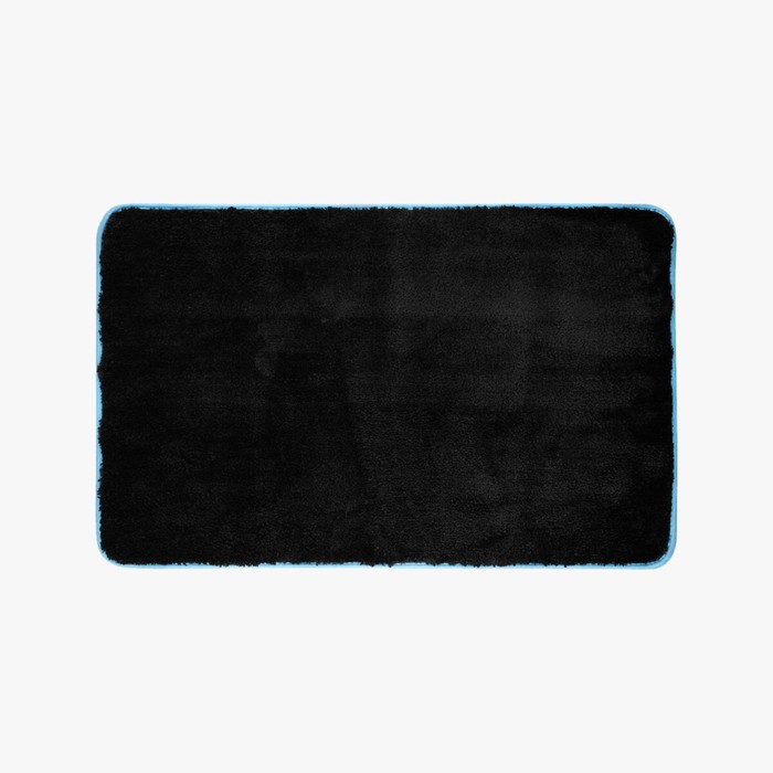 цена Мягкий коврик Bantu для ванной комнаты 50х80 см, цвет чёрный