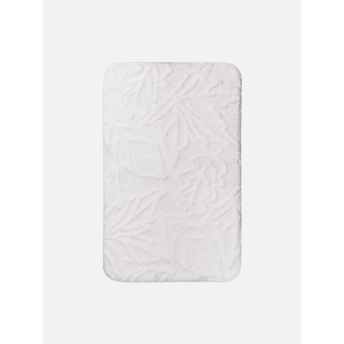 Мягкий коврик Shelest, для ванной комнаты, 50х80 см, цвет белый коврик для ванной комнаты zigzag 50х80 см цвет белый бирюзовый