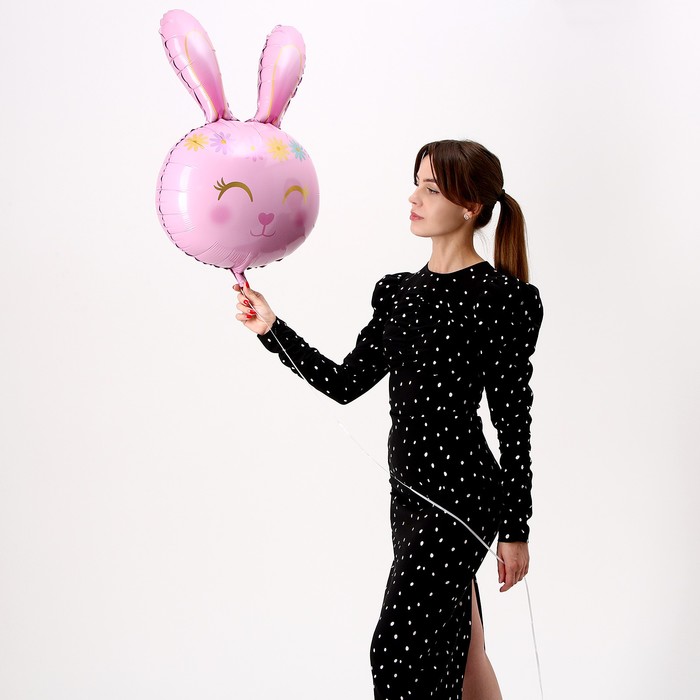 Шар фольгированный 32 «Розовый кролик» шар фольгированный 32 праздничный
