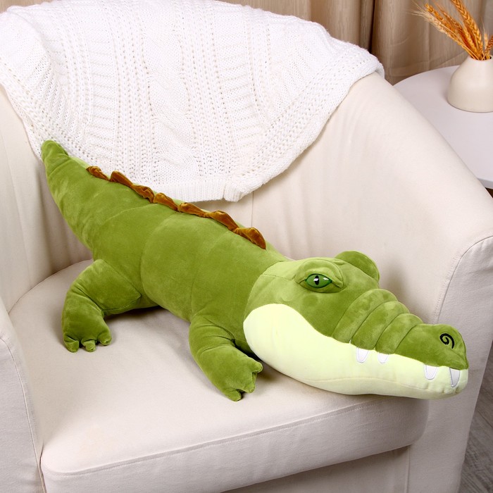 Мягкая игрушка «Крокодил», 80 см, цвет зелёный мягкая игрушка зелёный крокодил 65см