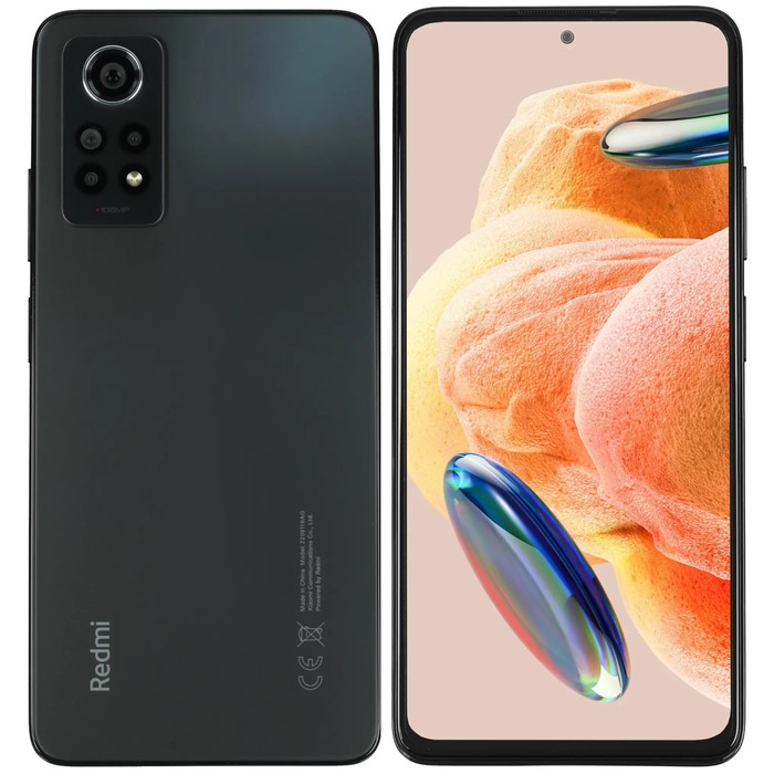 

Смартфон Xiaomi Redmi Note 12 Pro RU, 6.67", 8 Гб, 256 Гб, 108 Мп, NFC, 5000 мАч, серый