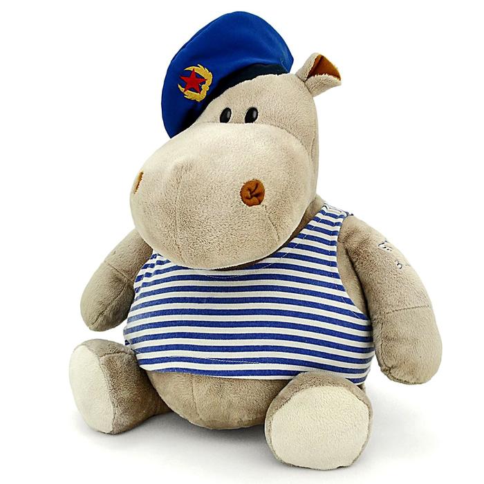 Мягкая игрушка «Бегемот Десантник»