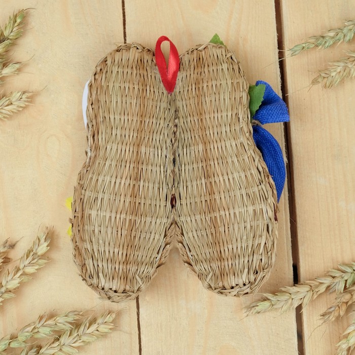 Оберег «Лапти», 15 см, микс