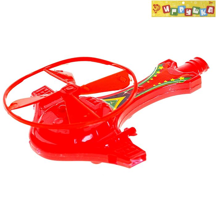 Вертушка с запуском "Аэроплан", цвета МИКС