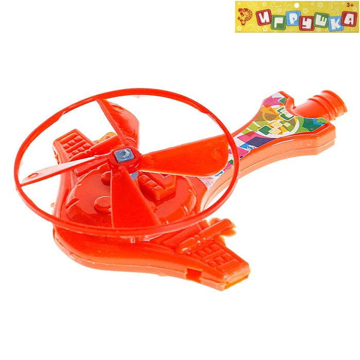 Вертушка с запуском "Аэроплан", цвета МИКС