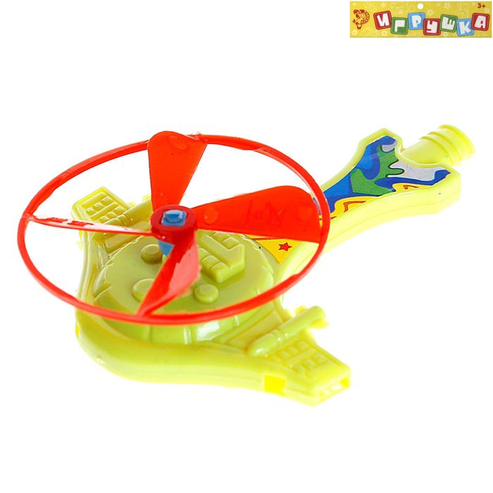 Вертушка с запуском "Аэроплан", цвета МИКС