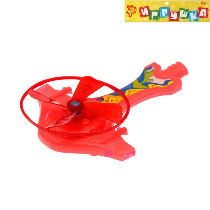 Вертушка с запуском "Аэроплан", цвета МИКС