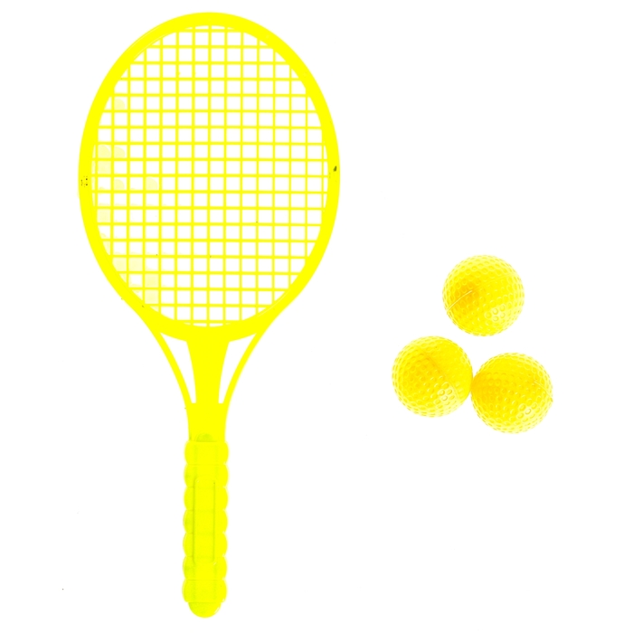 Ракетка "Детский пин-понг", с 3 мячами, цвета МИКС