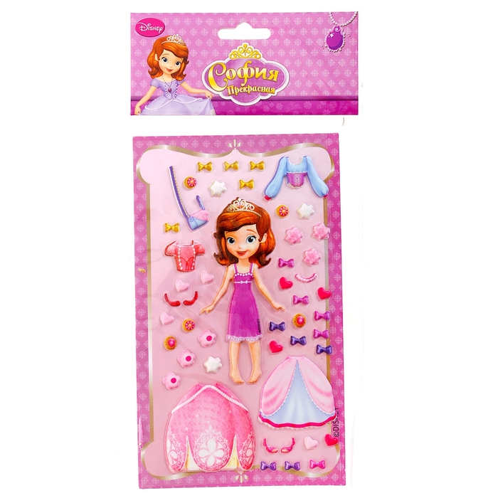 Набор с наклейками "София едет на бал" со стикерами