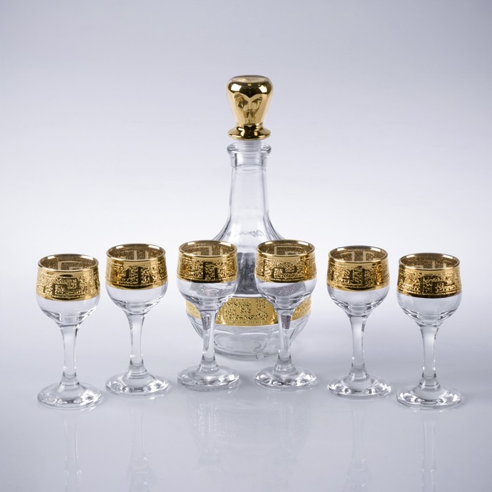 Мини-бар "Кристалл" 7 предметов, подкова 500 мл/ 60 мл