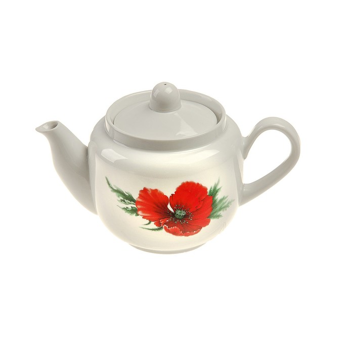 Чайник 600 мл "Маков цвет"