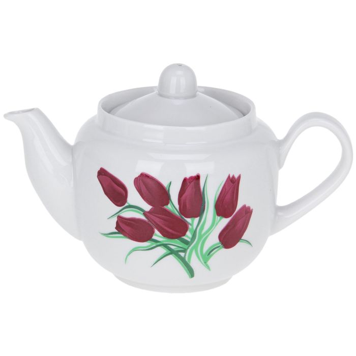 Чайник 600 мл "Тюльпаны"