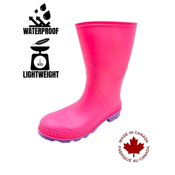 

Cапоги детские весенне-осенние, размер 33-34, цвет розовый