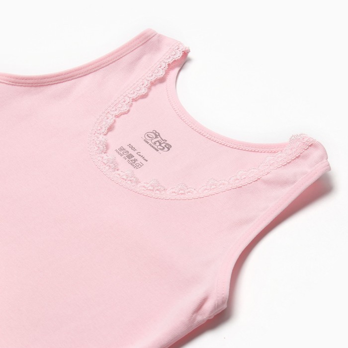 

Майка для девочки, цвет розовый, рост 122-128 см