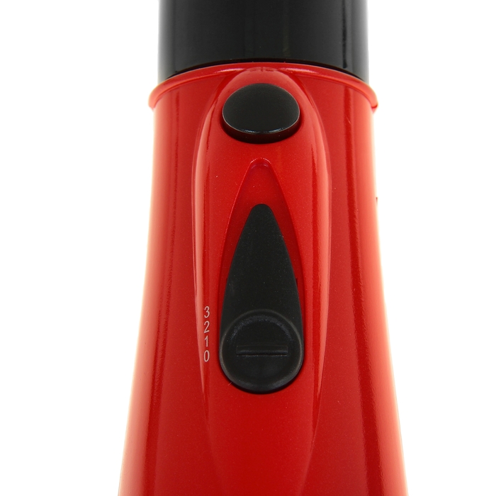 Фен-расческа Polaris PHS 0745, 700Вт., алый металлик