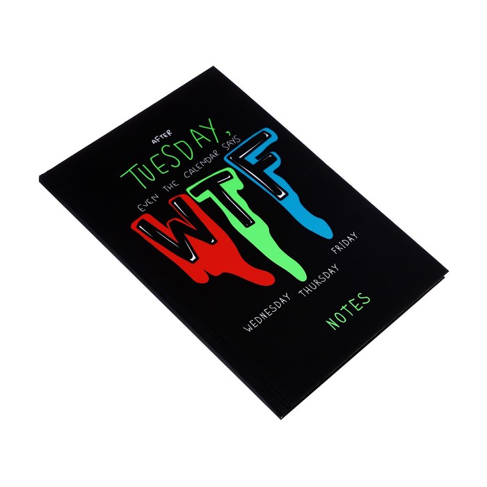 

Записная книжка А5, 80 листов в клетку "Neon party №7", твёрдая обложка, матовая ламинация