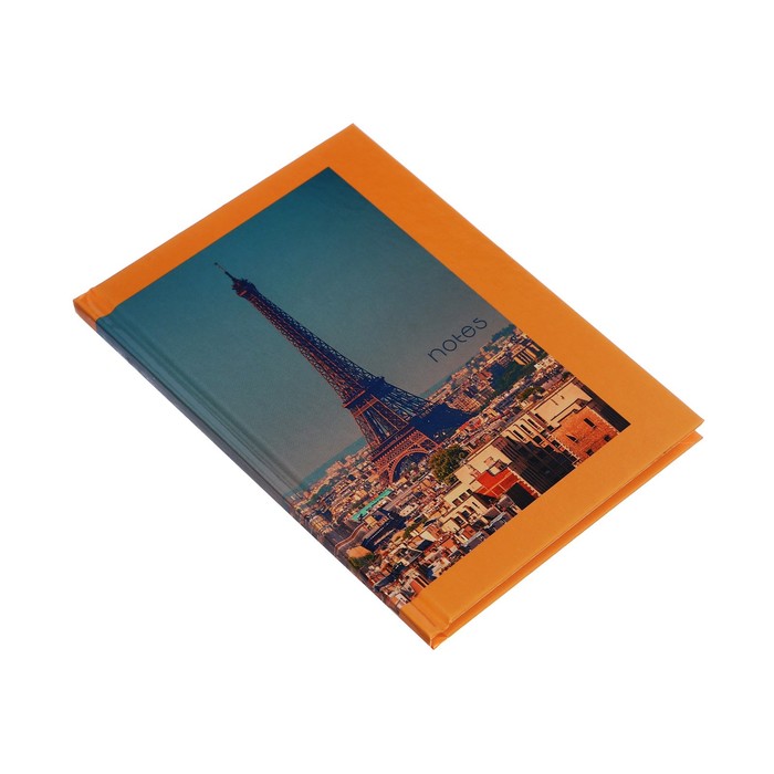 

Записная книжка А6, 80 листов в клетку "Paris", твёрдая обложка, глянцевая ламинация