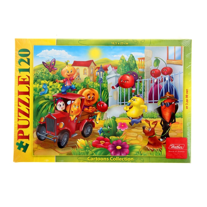Пазлы "Чиполлино", 120 элементов