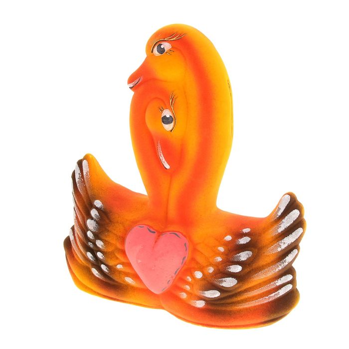 Копилка "Лебеди" флок, микс