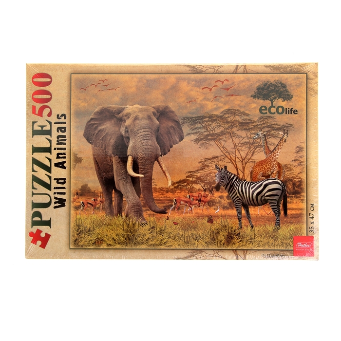 Пазлы "Сафари", 500 элементов