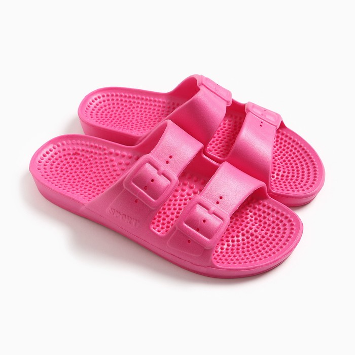 Пантолеты пляжные, размер 40, цвет розовый