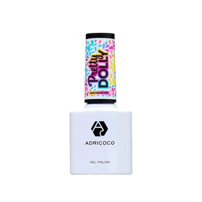 

Гель лак ADRICOCO неоновый лимонный Pretty dolly №17, 8 мл