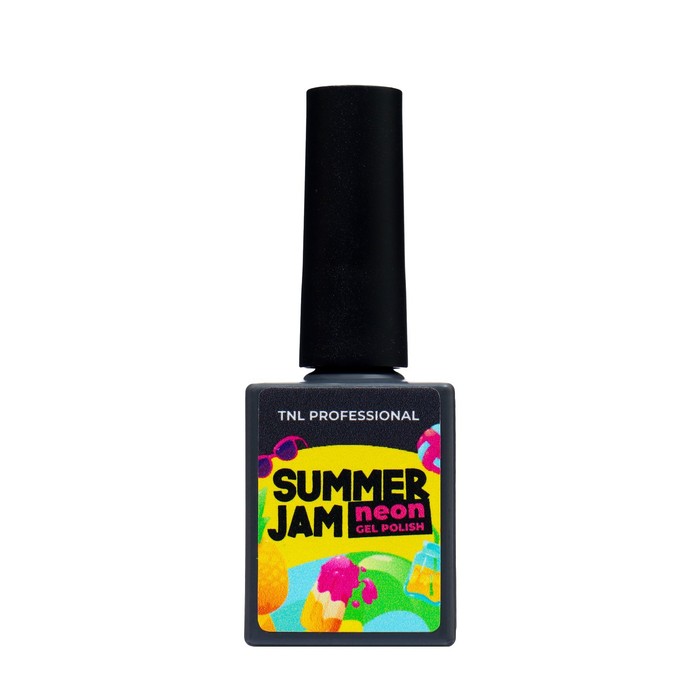 

Гель лак TNL Neon Summer Jam неоновый коралловый №12, 10 мл