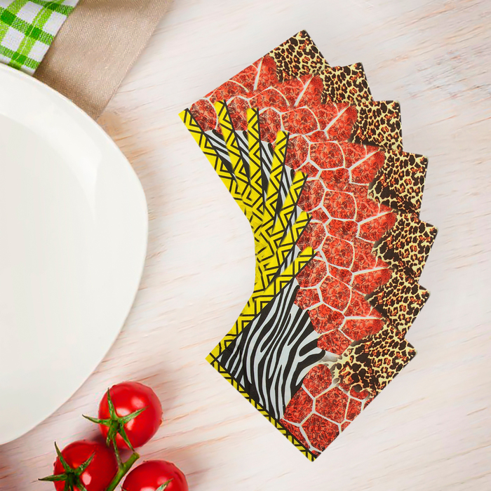 Салфетки бумажные (набор 20 шт) 33*33 см