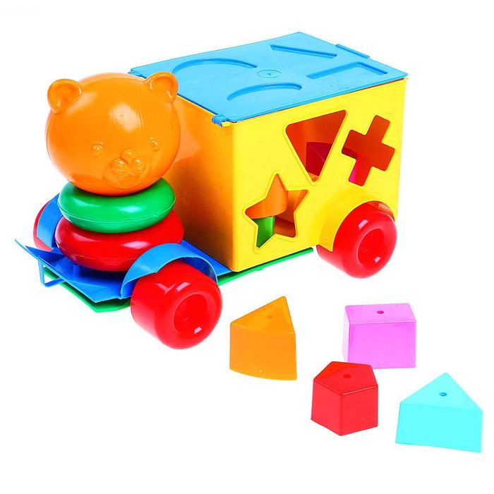 Автомобиль развивающий "Тигренок", 21 элемент, МИКС