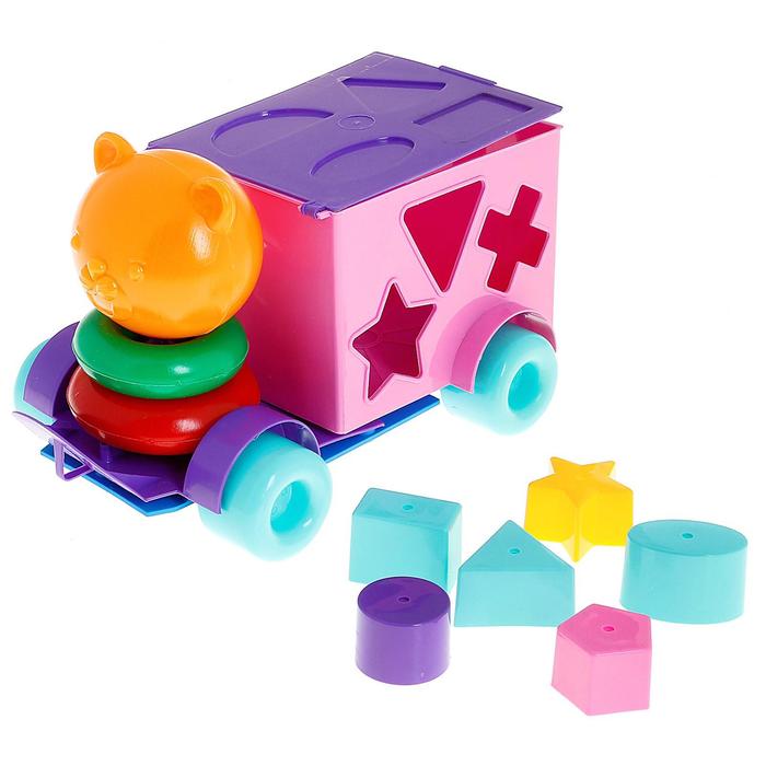 Автомобиль развивающий "Тигренок", 21 элемент, МИКС