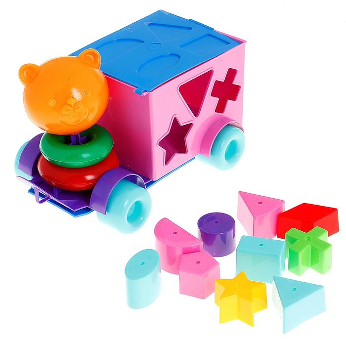 Автомобиль развивающий "Тигренок", 21 элемент, МИКС