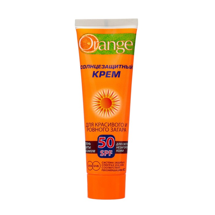 

Крем солнцезащитный Orange для загара SPF 50, 90 мл